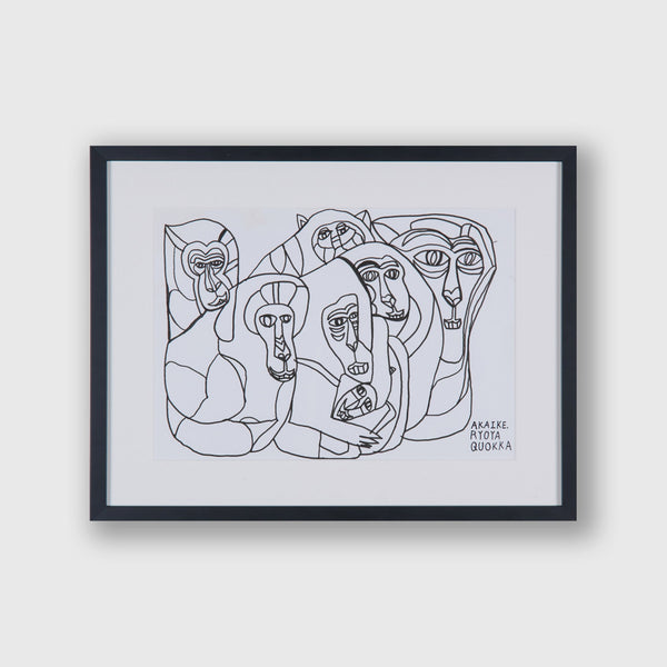 ￥「仲間たちと」原画作品Ryoya Akaike