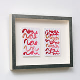 ￥「Red Brush Card 2607」「Red Brush Card 2608」原画作品marina