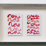￥「Red Brush Card 2607」「Red Brush Card 2608」原画作品marina