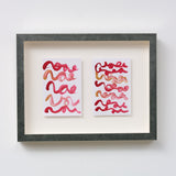 ￥「Red Brush Card 2607」「Red Brush Card 2608」原画作品marina