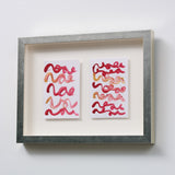 ￥「Red Brush Card 2607」「Red Brush Card 2608」原画作品marina
