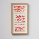 ￥「red calligraphy1 - mm2025」「red brush1 - mm2025」「red calligraphy2 - mm2025」原画作品marina