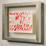 ￥「red calligraphy3 - mm2025」原画作品marina