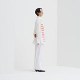 ￥レギュラーカラーシャツ「red gradation brush1 - mm2025」marina