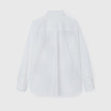 ￥レギュラーカラーシャツ「red gradation brush1 - mm2025」marina