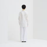 ￥レギュラーカラーシャツ「red gradation brush1 - mm2025」marina