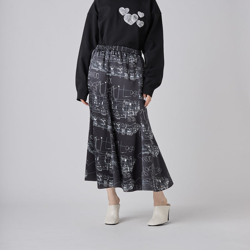 Satin Skirt「楽譜 spiritoso」 – HERALBONY