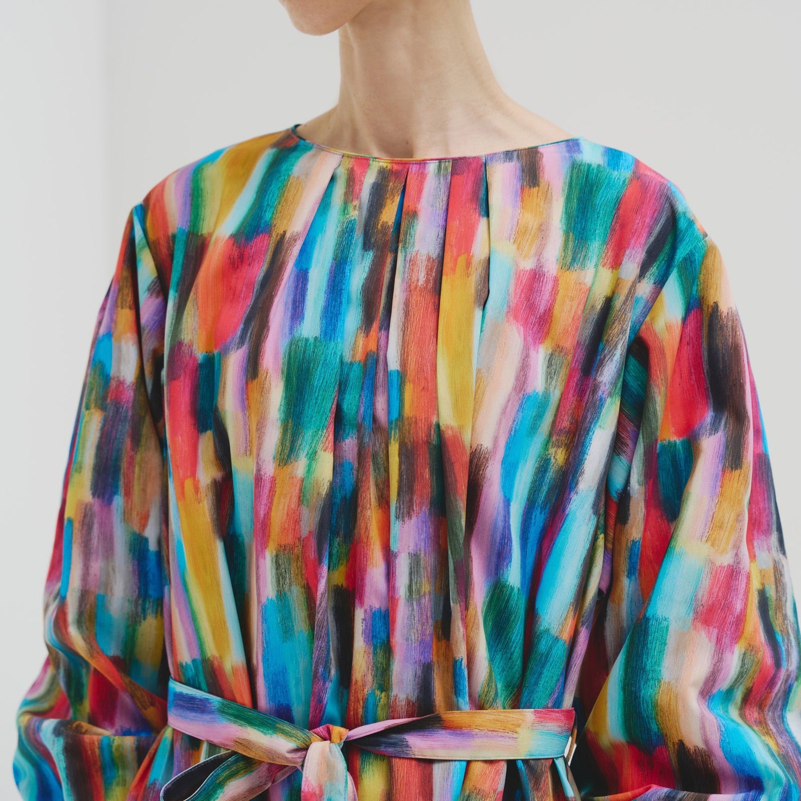 「Scratch Works Yay!Yay! 2023 AOZORA」 クルーネックワンピース「Scratch Works Yay!Yay! 2023 AOZORA