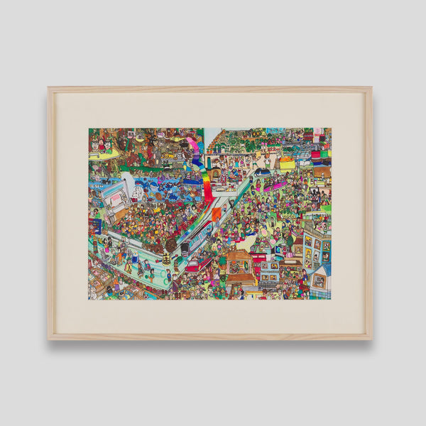 ￥「sdgsが達成された未来」原画作品Kanta Wajima