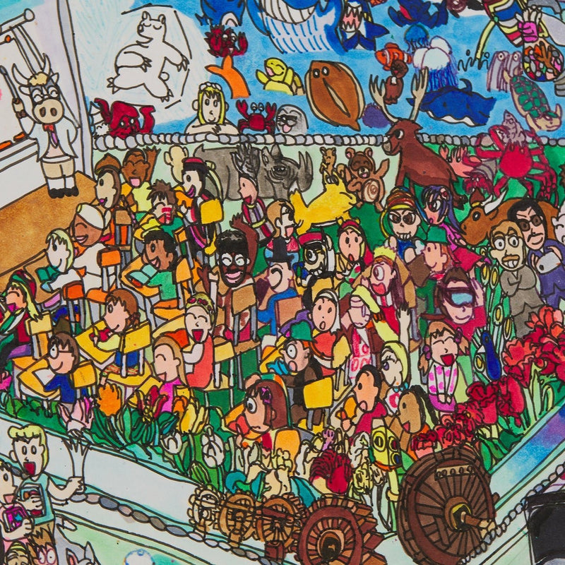 ￥「sdgsが達成された未来」原画作品Kanta Wajima