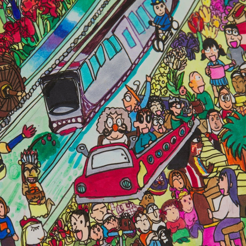 ￥「sdgsが達成された未来」原画作品Kanta Wajima