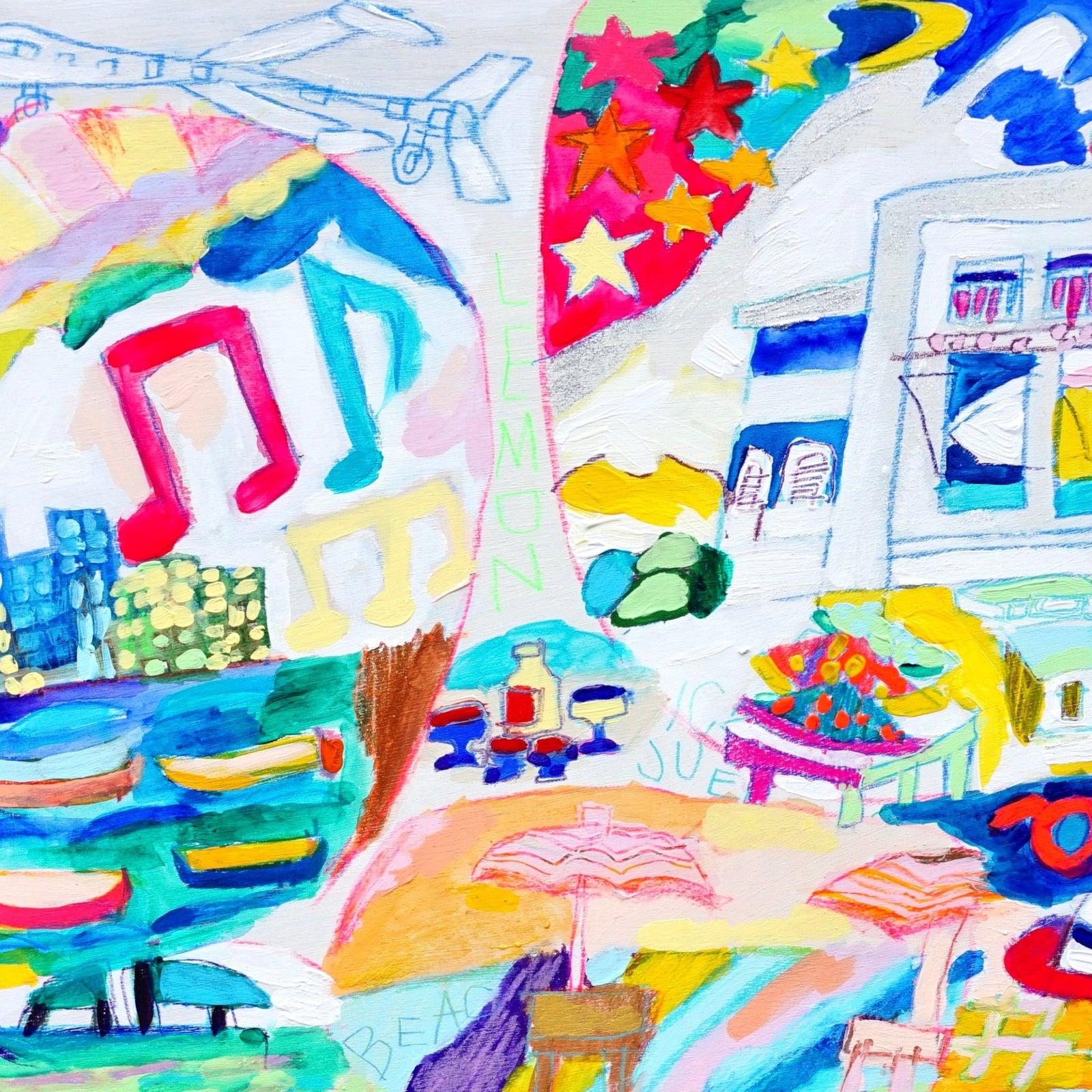ビーチへ行こう」原画作品 – HERALBONY