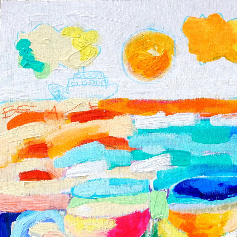 ￥「夕陽のビーチで」原画作品Taisuke Kinugasa
