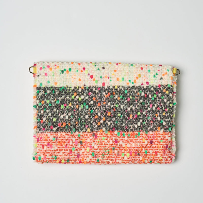 イ*レ様 3個まとめ売り　ZPI　新品　デッドストック　クラッチ　AE74 モラ ツイードクラッチバック〈Textile Artwork by Yoshiko〉「無題