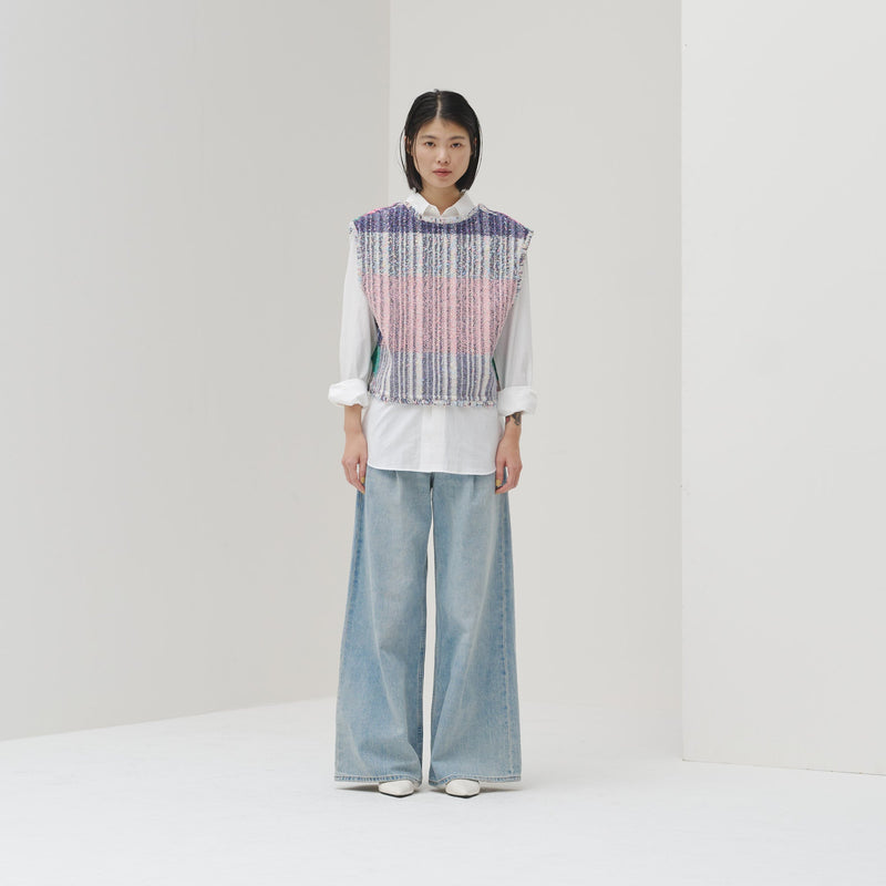 ツイードジレ〈Textile Artwork by Yoshiko〉「無題」 – HERALBONY