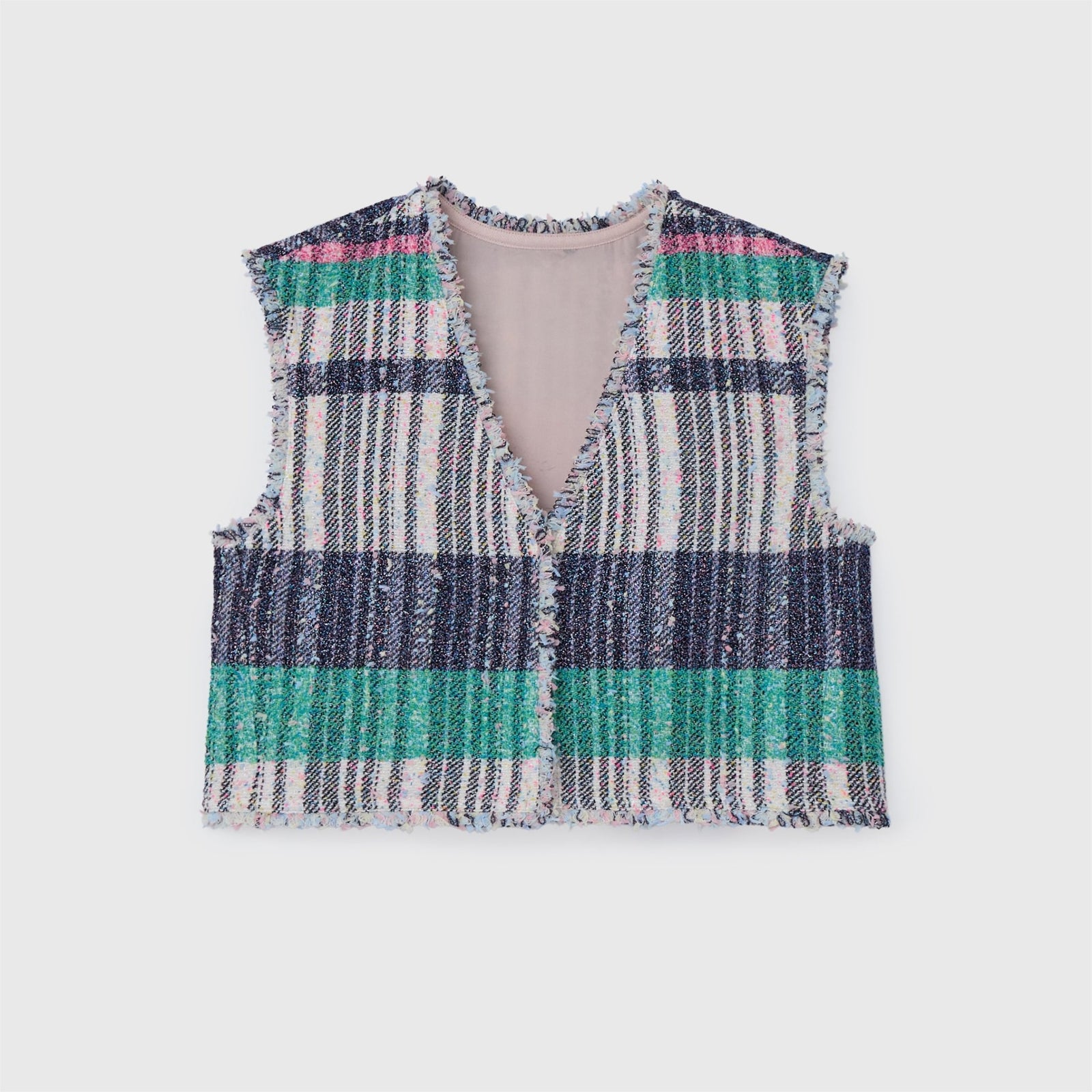 ツイードジレ〈Textile Artwork by Yoshiko〉「無題」 – HERALBONY