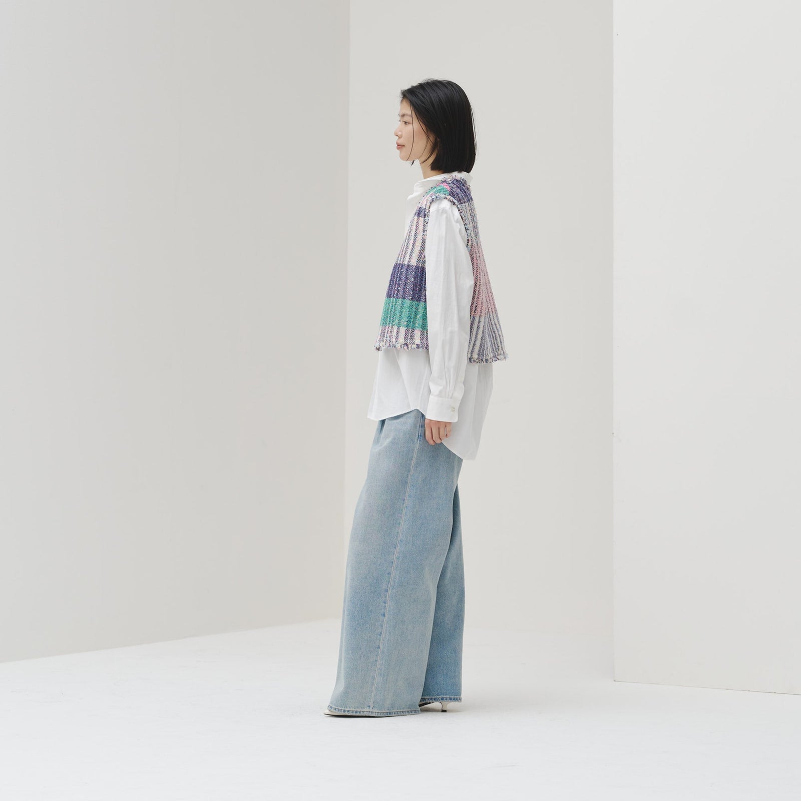 ツイードジレ〈Textile Artwork by Yoshiko〉「無題」 – HERALBONY
