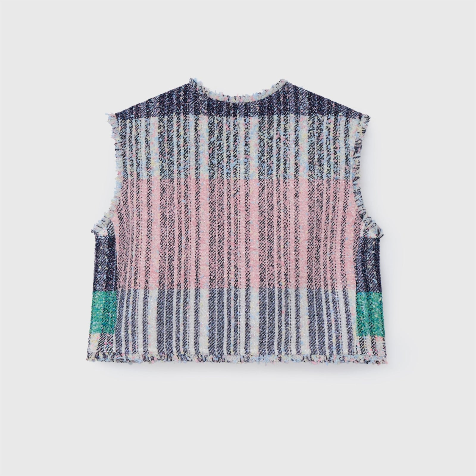 ツイードジレ〈Textile Artwork by Yoshiko〉「無題」 – HERALBONY