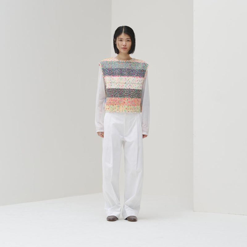 ツイードジレ〈Textile Artwork by Yoshiko〉「無題」 – HERALBONY
