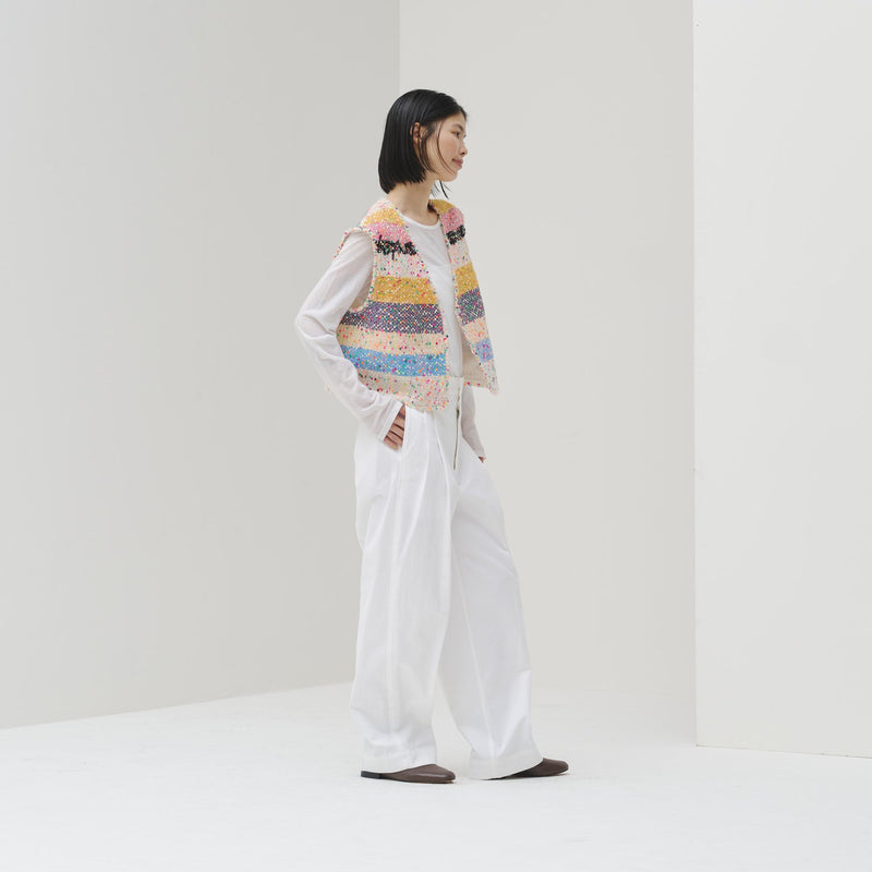 ツイードジレ〈Textile Artwork by Yoshiko〉「無題」 – HERALBONY