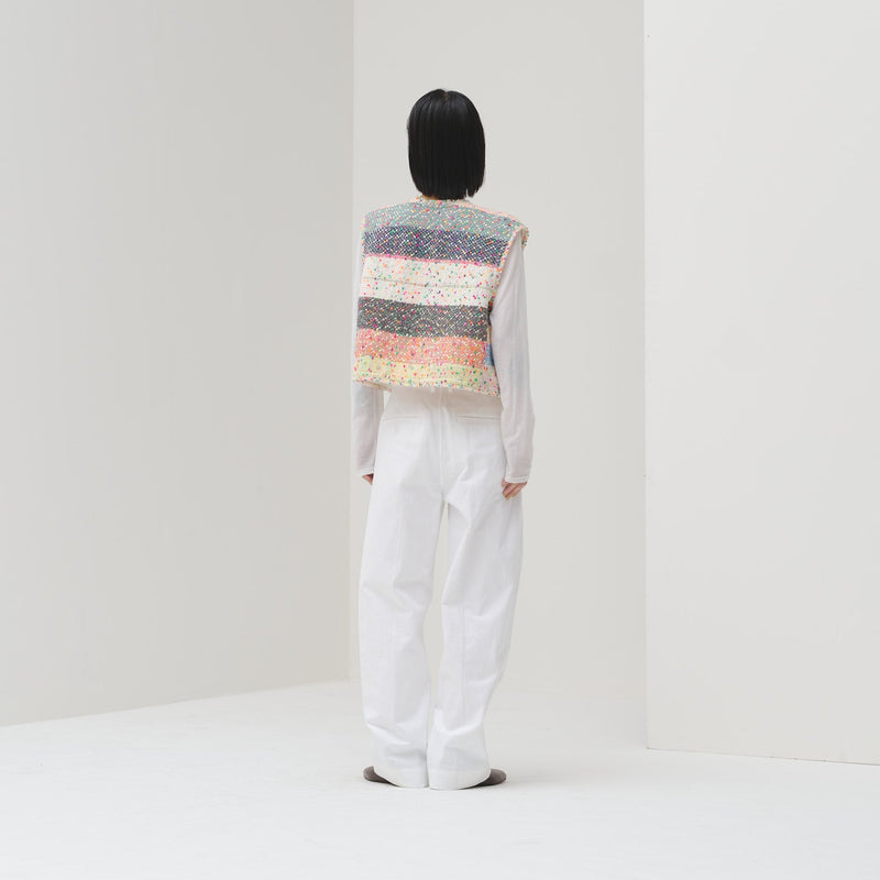 ツイードジレ〈Textile Artwork by Yoshiko〉「無題」 – HERALBONY