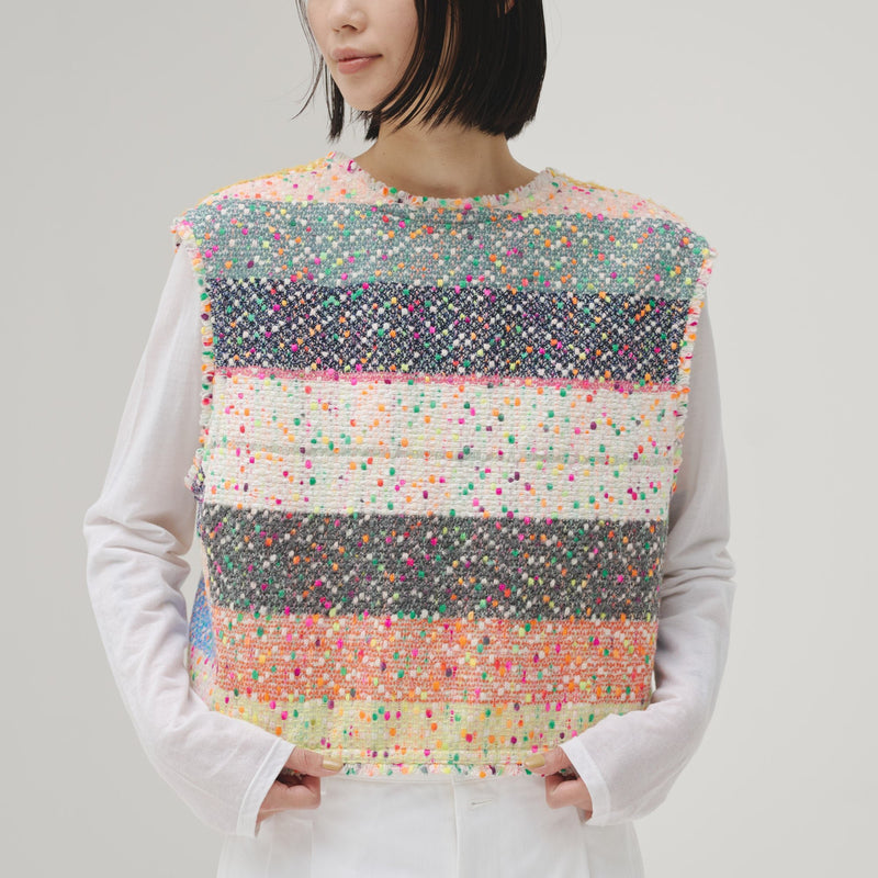 ツイードジレ〈Textile Artwork by Yoshiko〉「無題」 – HERALBONY