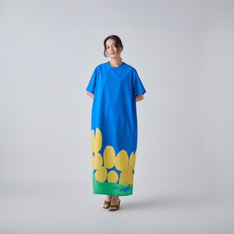 フラワーTシャツワンピース「ヒマワリ」| HERALBONY
