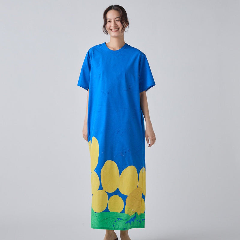 フラワーTシャツワンピース「ヒマワリ」| HERALBONY