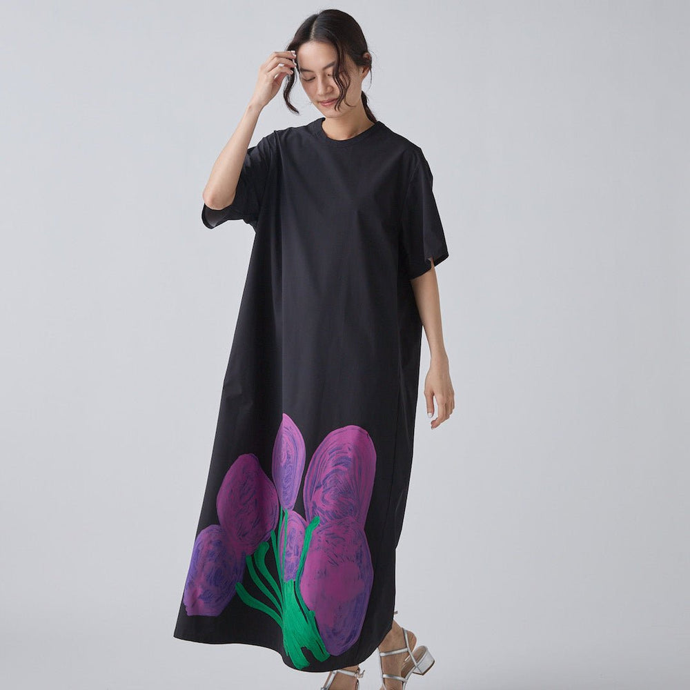 フラワーTシャツワンピース「無題」| HERALBONY