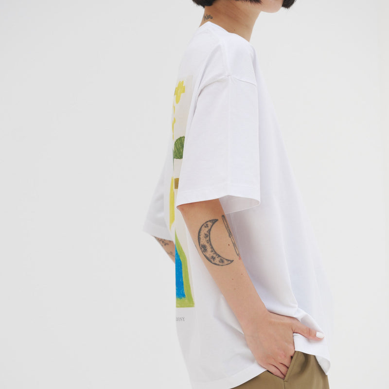 ￥アートバックプリントTシャツ「菜の花」Kaoru Iga