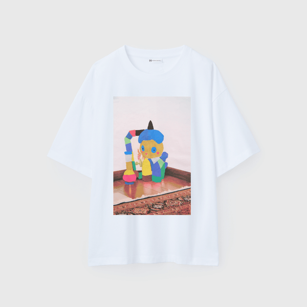 ￥[松岡一哲×吉田陸人] プリントTシャツ「Untitled 15」Rikuto Yoshida