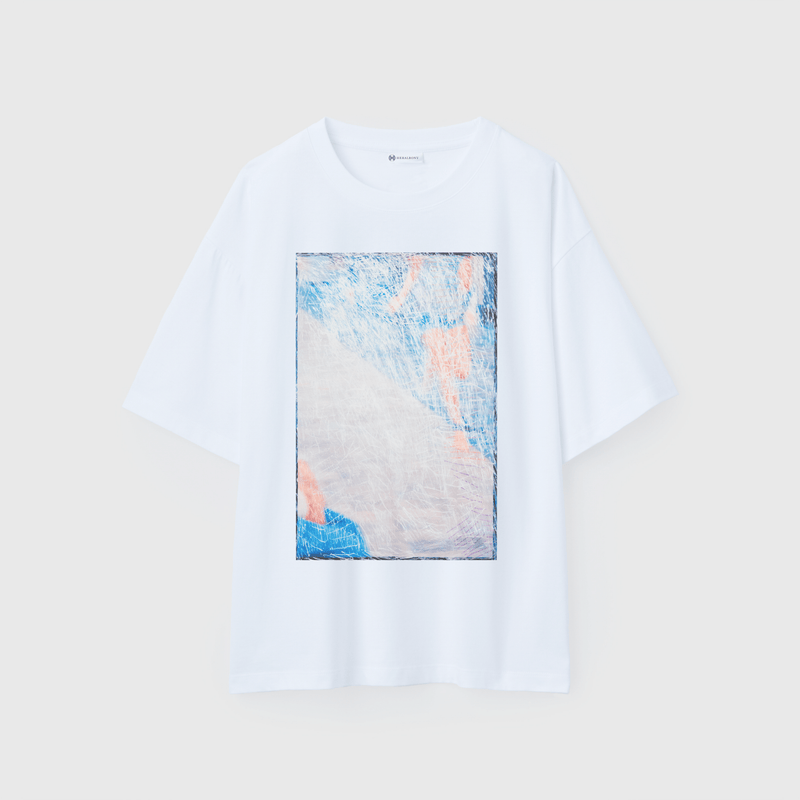 ￥[松岡一哲×吉田陸人] プリントTシャツ「Untitled 19」HERALBONY