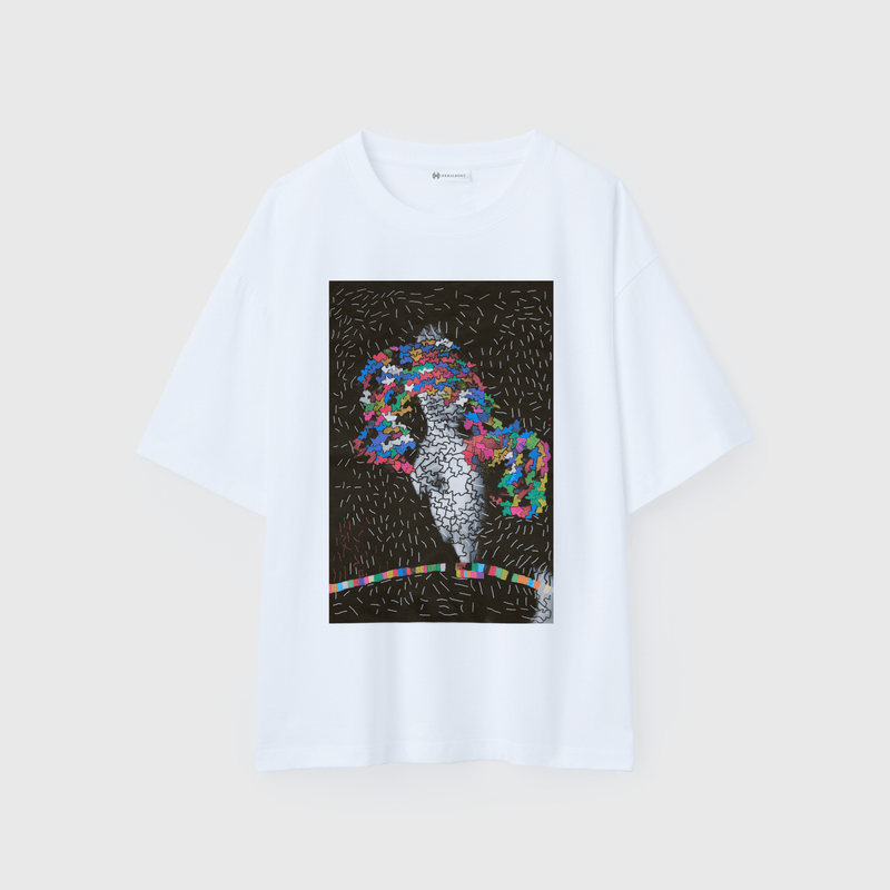 ￥[松岡一哲×吉田陸人] プリントTシャツ「Untitled 9」HERALBONY