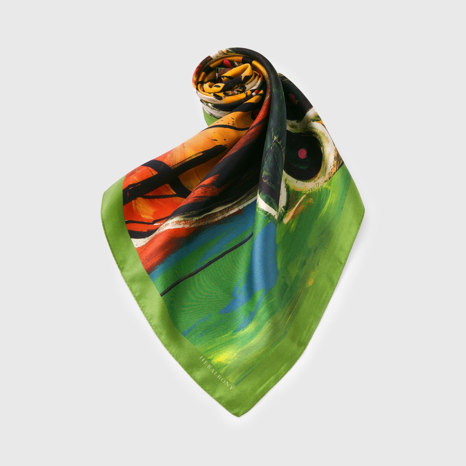 HERALBONY ヘラルボニー　スカーフ　新品　¥22,000 ご紹介アイテム】 シルクスカーフ / 22,000 yen（tax in） Staff