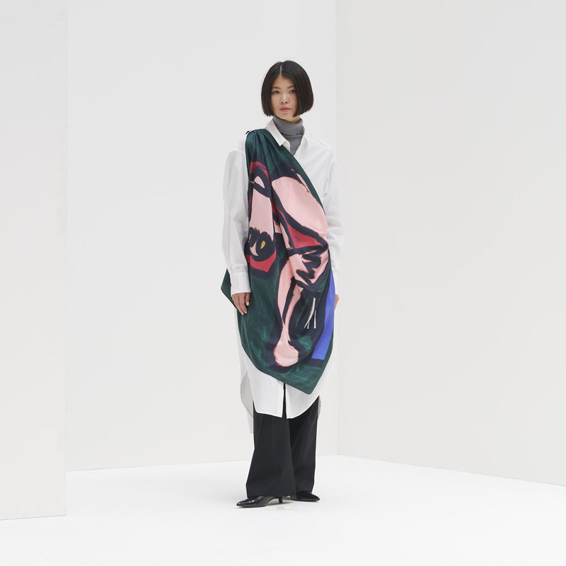 ￥シルクスカーフ「untitled」Miriam Hosner