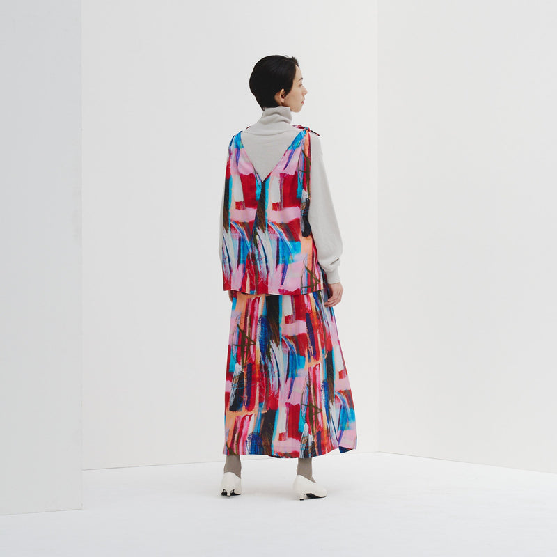 ￥タックスリットスカート「untitled」Birte Seidensticker