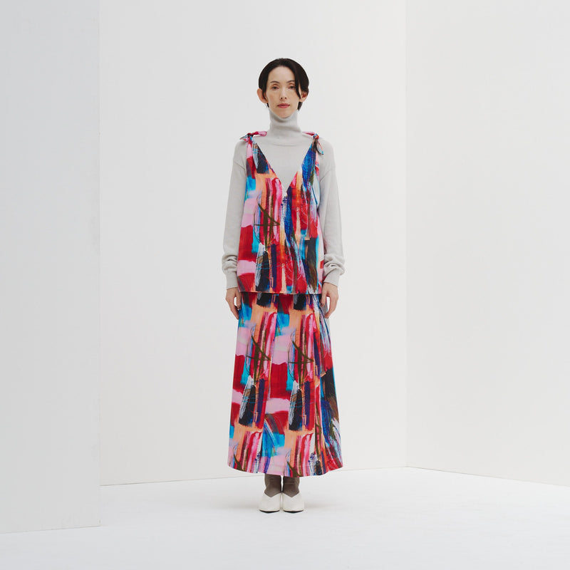 ￥タックスリットスカート「untitled」Birte Seidensticker