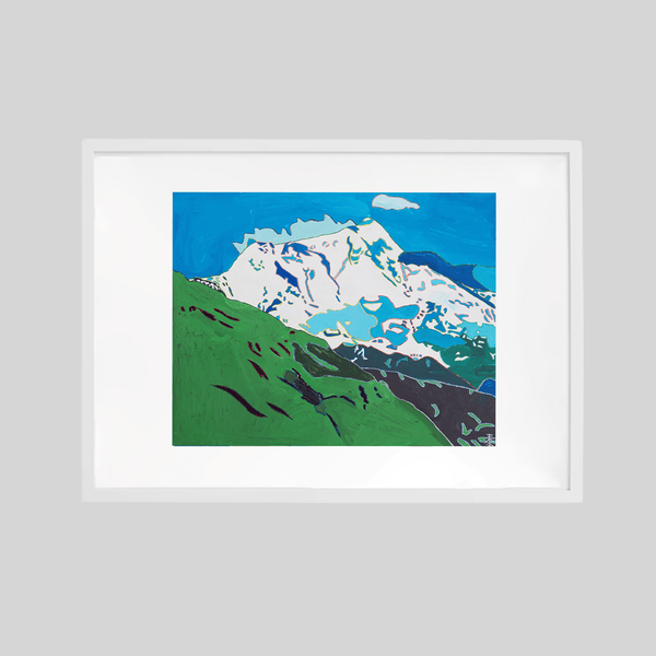 フンザのカラコラムの連峰」原画作品 – HERALBONY