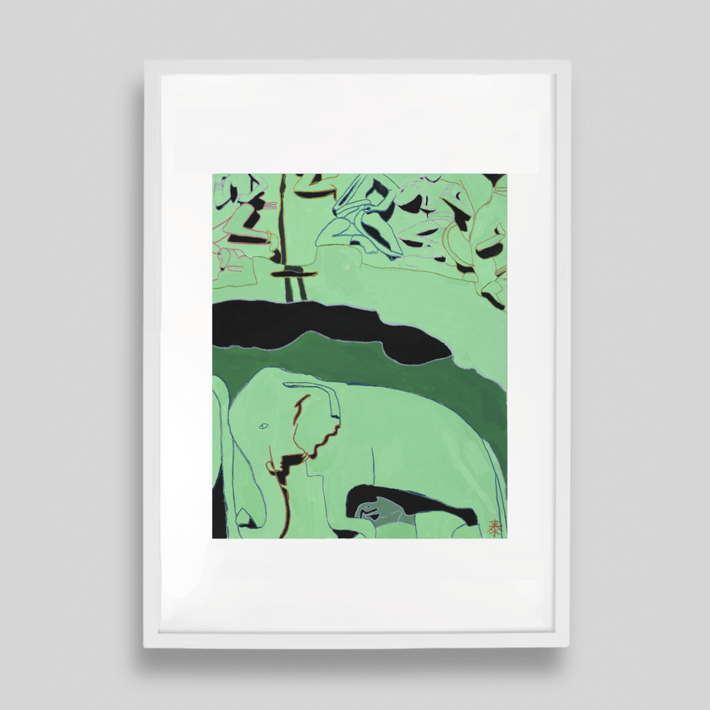 ○healing  絵画原画 アルジュナの苦行の一枚岩」原画作品 – HERALBONY